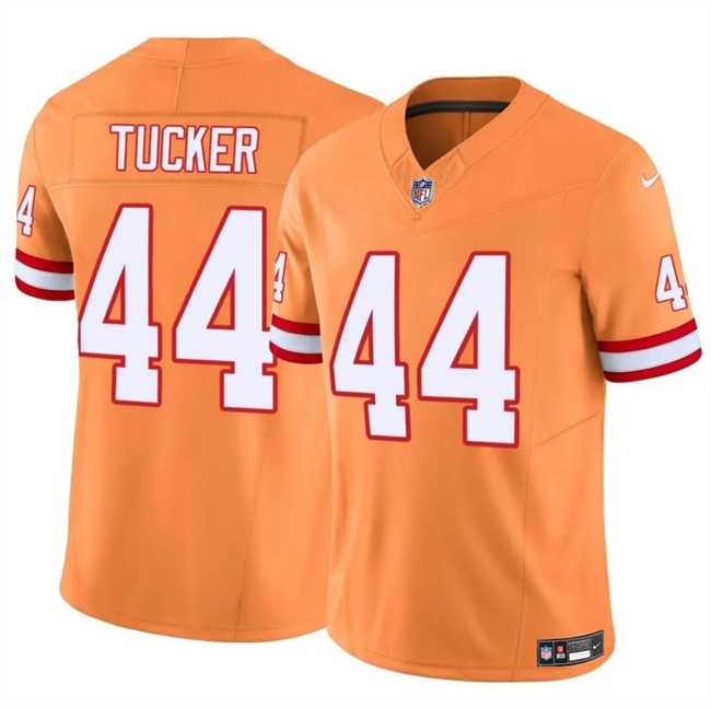 Men & Women & Youth Tampa Bay Buccaneers #44 Sean Tucker Orange F.U.S.E. Throwback Limited Stitched Jersey->tampa bay buccaneers->NFL Jersey
